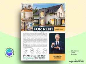 Real-Estate-For-Rent-Broker-Canva-Flyer