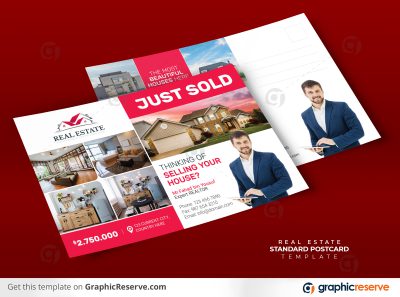 Real Estate Postcard template by didargds v1 3