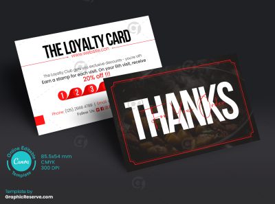 Restaurant Loyalty Card