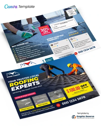 Roofing-Postcard-Design-Template