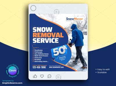 Snow Removal Instagram Post 1