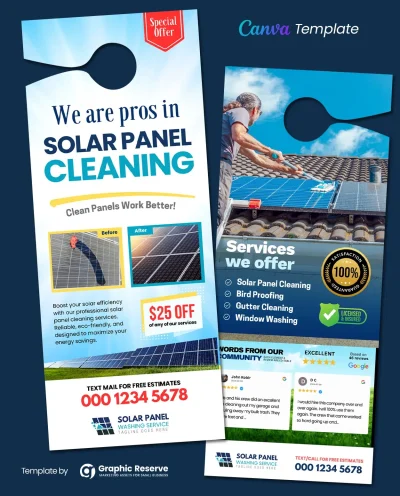 Solar-Panel-Cleaning-Door-Hanger-Design-Template