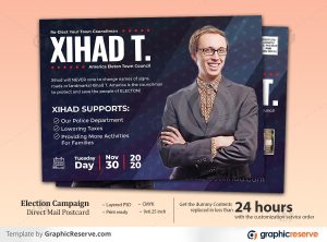 Election Campaign Political Eddm Postcard 2