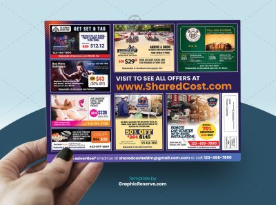 shared cost co op eddm mailer deisgn template